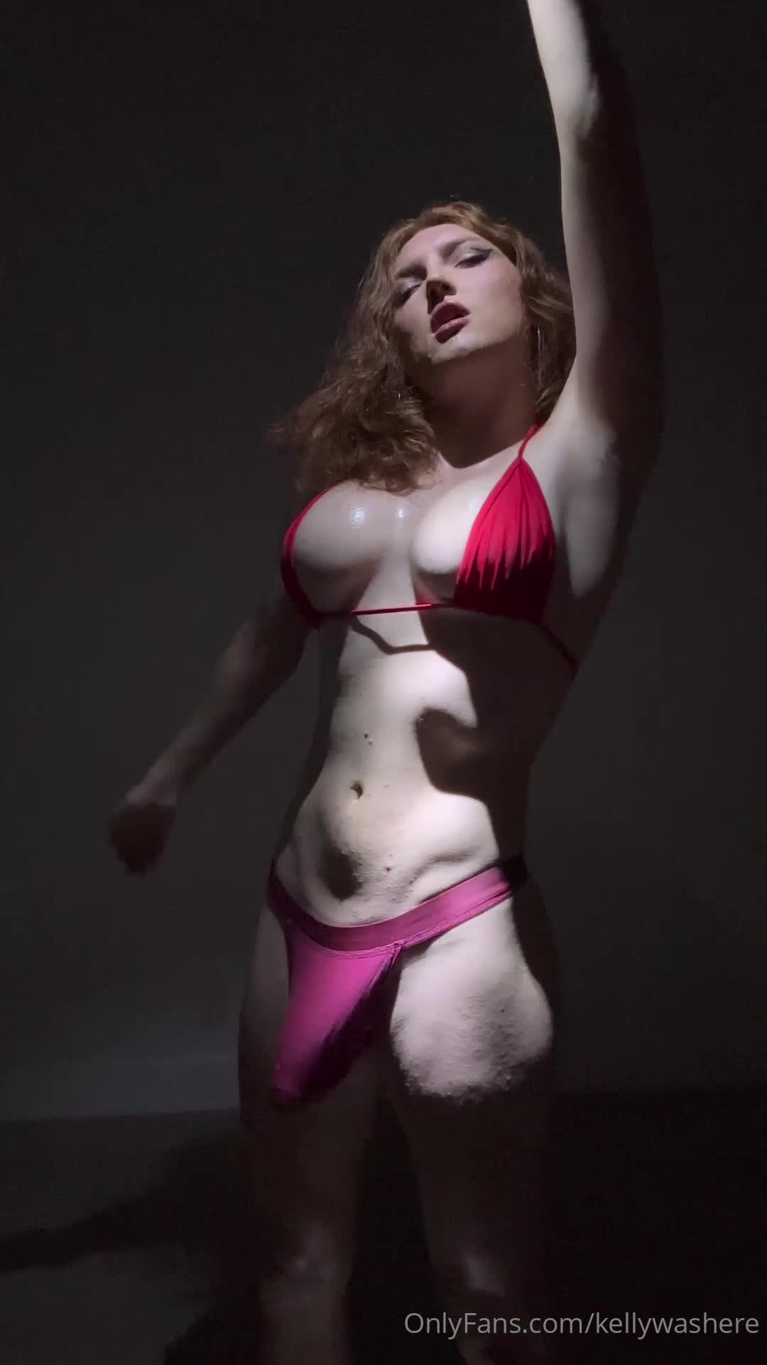 Kellywashere - STROKING MY LONG FAT COCK IN AMBIENT LIGHTING UNTIL A BLOW A..