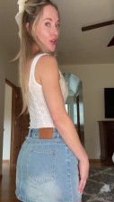 blondemel OnlyFans leaked Blondemel - Full Strip Friday! Cowgirl style! on HDthot