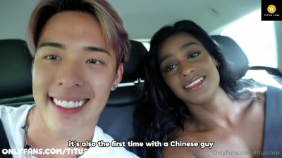 titusslow OnlyFans leaked Titusslow - I went on a date with an indian girl and we fucked on our fi.. on HDthot