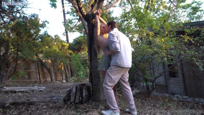 OnlyFans leaked Gabbie Carter Outdoor Bondage Creampie on HDthot