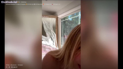 OnlyFans leaked Caroline Zalog Helloween Live Stream Pt.1 on HDthot