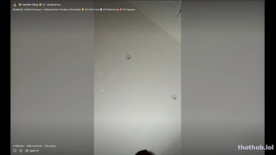 OnlyFans leaked Caroline Zalog Pt.2 Helloween Live Stream on HDthot