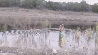 OnlyFans leaked MySkylarraye - Native Nature Elf Masturbates Outdoors on HDthot