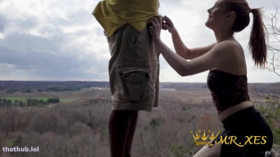 OnlyFans leaked Delilah Daughtley-caught outdoors deepthroat and fuck on HDthot