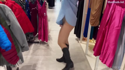 OnlyFans leaked Braless Forever: Ivy Rouge - Sneaky Store Masturbation on HDthot