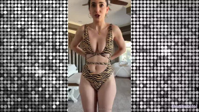 OnlyFans leaked Christina Khalil New Swimsuits & Bikinis Try-On Haul on HDthot