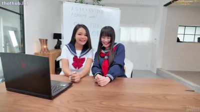 OnlyFans leaked AsiaXXXTour - Ping & Naomi Schoolgirl Threesome on HDthot
