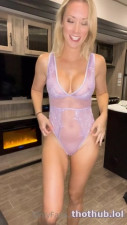 Vicky Stark Lingerie Try-On
