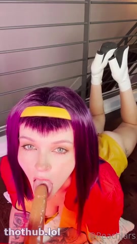 OnlyFans leaked PeachJars Faye Valentine BJ on HDthot