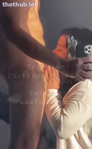 OnlyFans leaked Big tiddies chick giving nice head on HDthot
