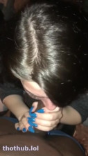 Cute white teen deepthroat BBC