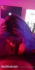 ♡ Lexi Howl ♡ OnlyFans Red and Purple BJ