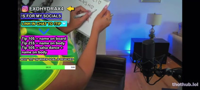 Exohydrax shaking ass a little bit livestream