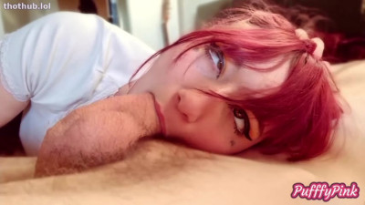 Pufffypink on daddy's cock