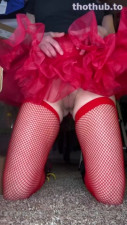 Heidi_L B red skirt