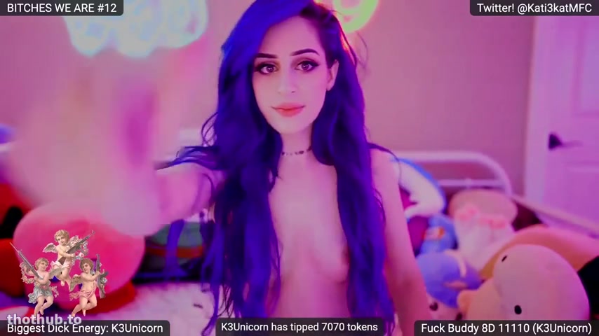 Kati3Kat OnlyFans leaked Kati3kat's webcam show from August 21, 2021 on HDthot
