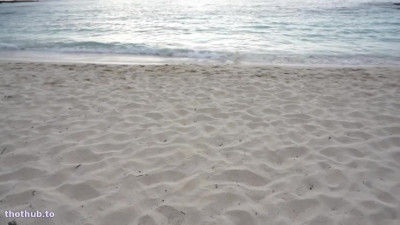 Haley420 in Public BJ On The Beach