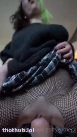 OnlyFans leaked GOTH EGG COWGIRL on HDthot
