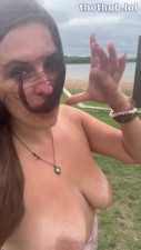 Barefootmamamn Topless Outdoor Weather Report