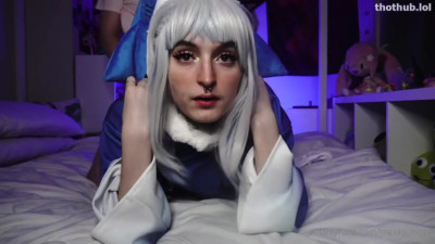 meido_moon fucked in gawr gura cosplay