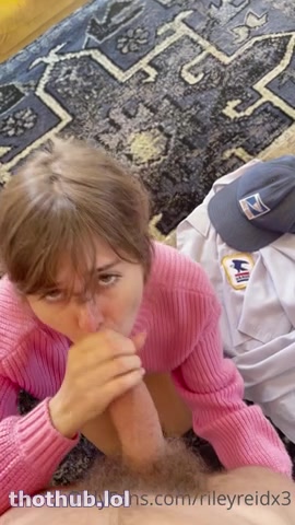 Riley Reid OnlyFans leaked Riley Reid New Mailman on HDthot